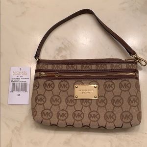 Michael Kors Large Monogram Wristlet